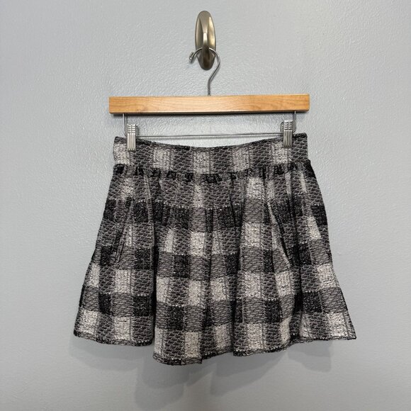FREE PEOPLE holly go lightly plaid mini skirt size XS - Picture 2 of 6